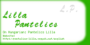 lilla pantelics business card